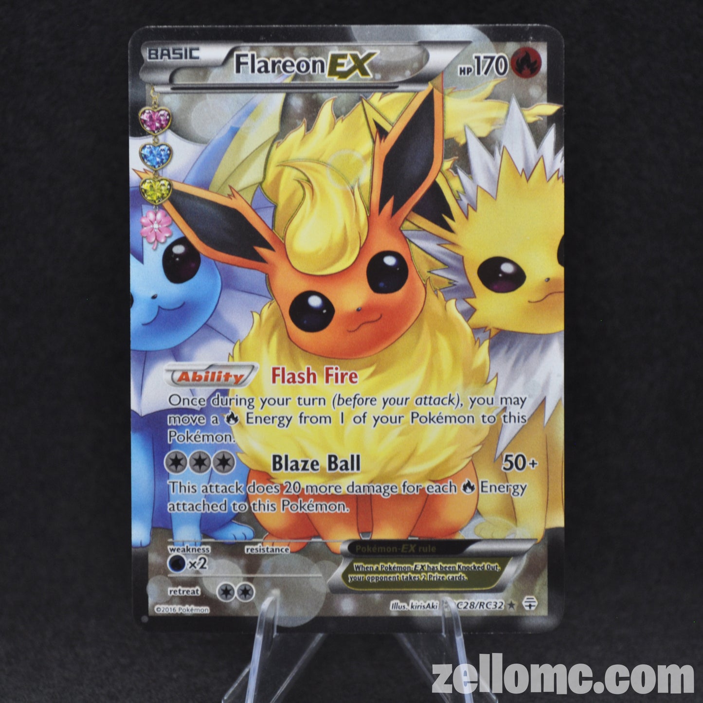 Flareon EX - RC28/RC32 - Generations: Radiant Collection