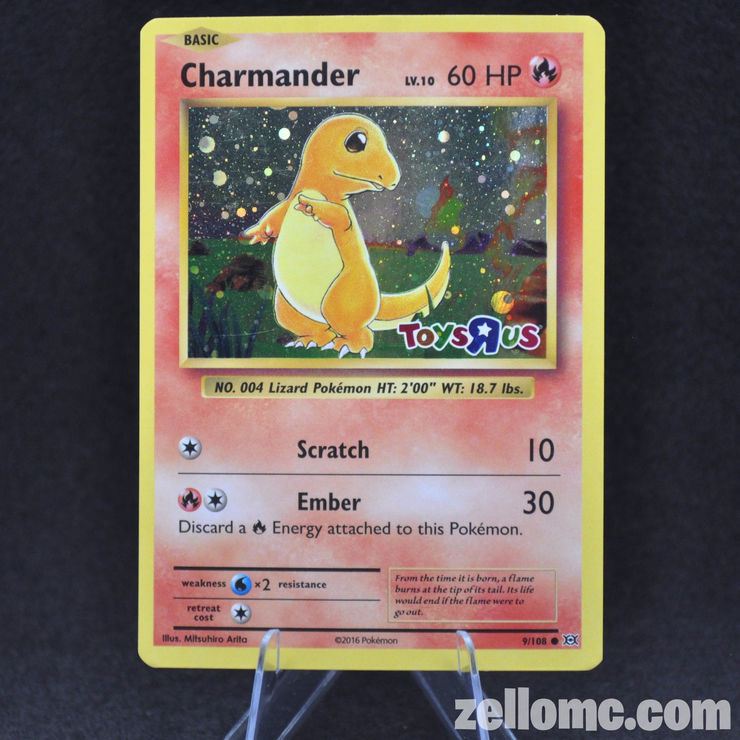 Charmander - 9/108 - Toys R Us Promo