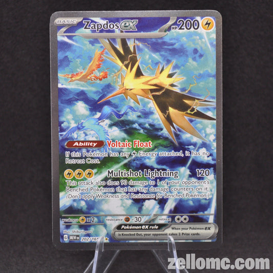Zapdos ex - 202/165 - Scarlet & Violet 151